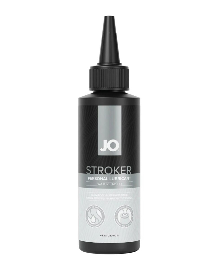 Лубрикант для мастурбаторів JO Stroker Lubricant 120 мл, на водній основі, густий, з аплікатором фото 1