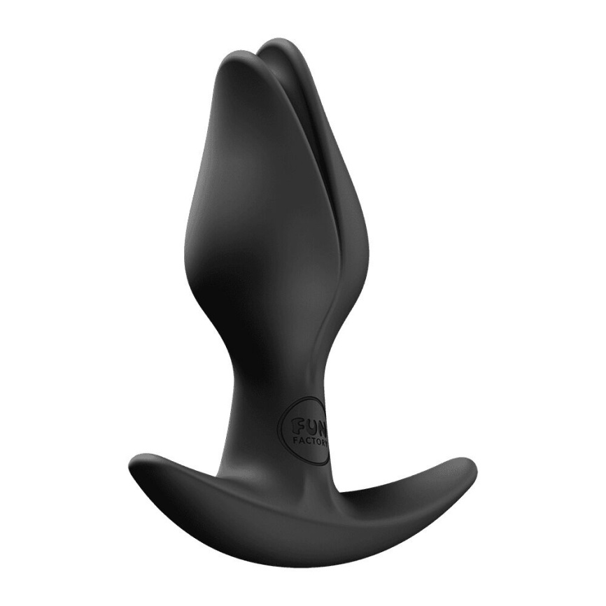 Анальна пробка Fun Factory BOOTIE FEM Black, у вигляді бутона, діаметр 2,9 см, тонкий обмежувач фото 2