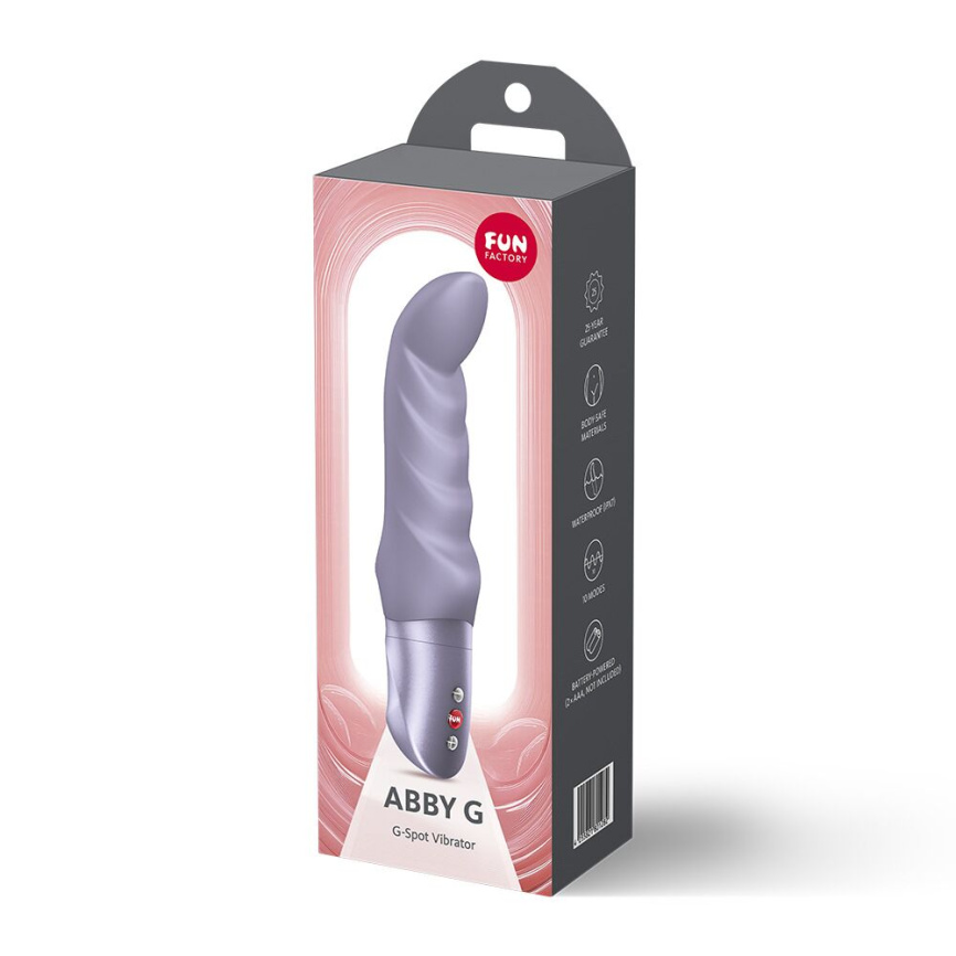 Вібратор для точки G Fun Factory Abby G Light Violet, 10 режимів роботи, на батарейках фото 8