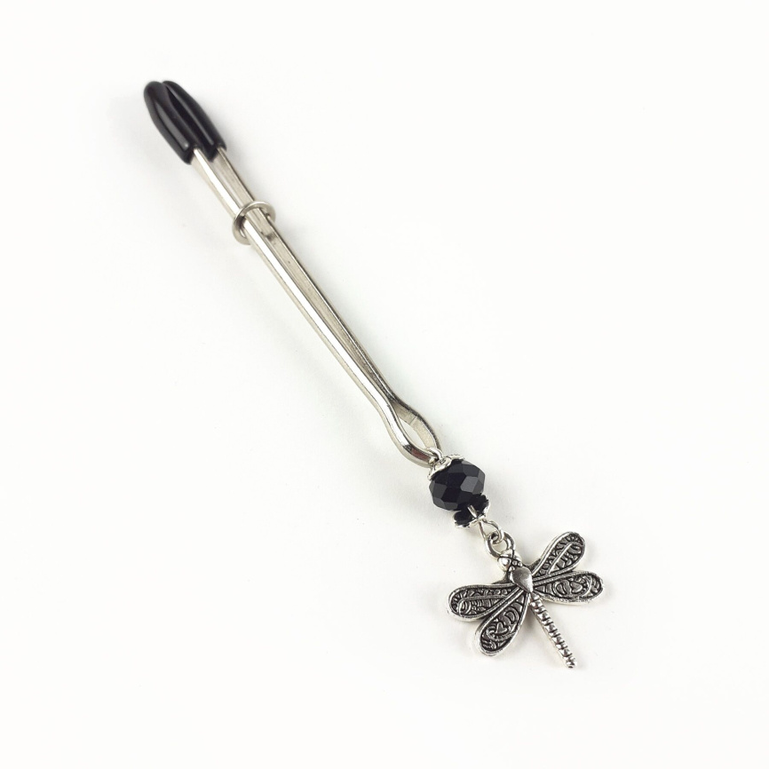 Затискач для клітора Art of Sex - Clit Clamp Silver Pearl фото 1