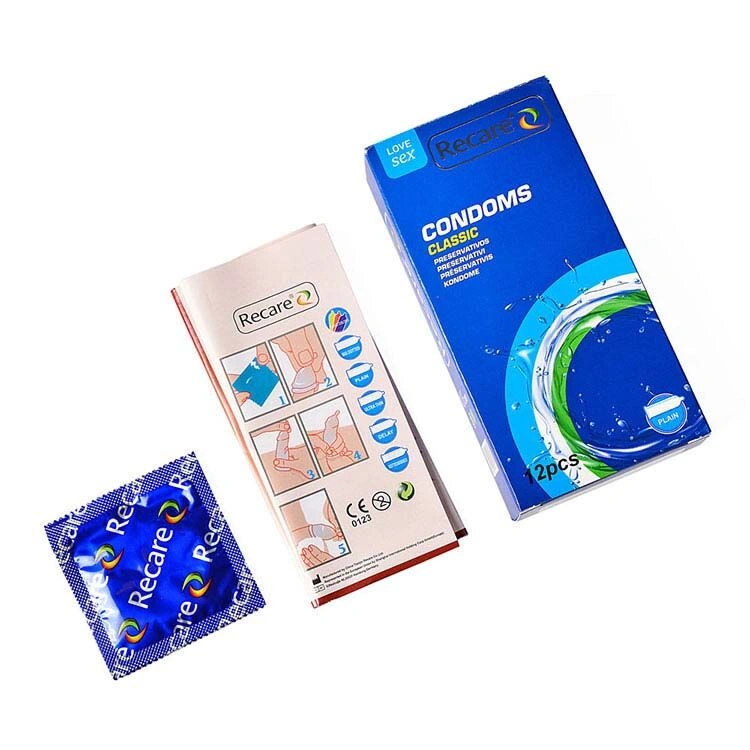 Презервативы Recare Classic Condoms 12 шт, классические фото 4