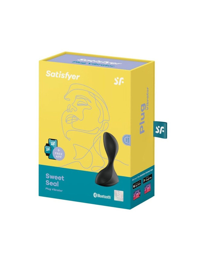 Анальна смарт-пробка з вібрацією Satisfyer Sweet Seal Black фото 4