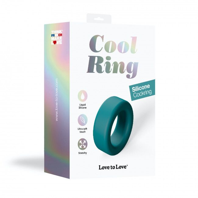 Ерекційне кільце широке Love To Love COOL RING - TEAL ME фото 6