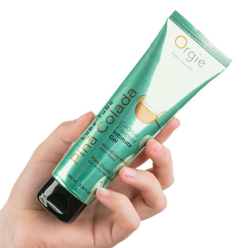 Лубрикант на водній основі Orgie Lube Tube Pina Colada, 100 мл, смак та аромат піна колади фото 4