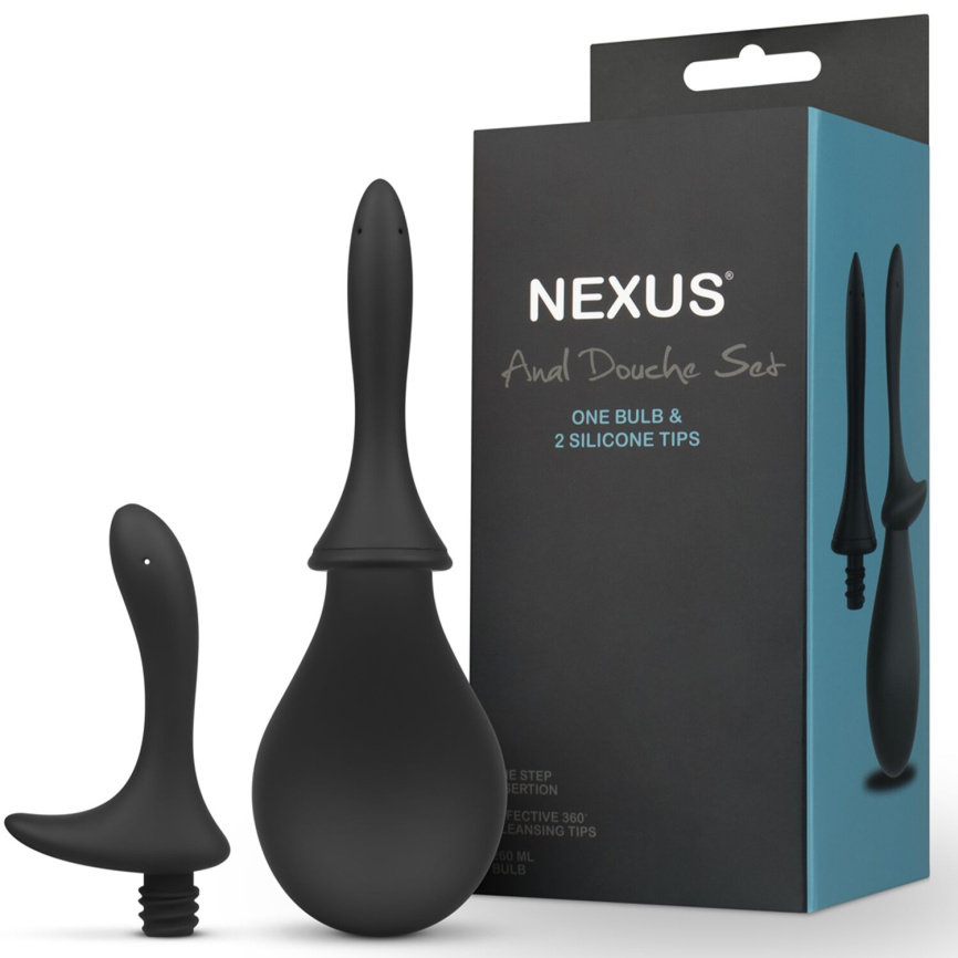 Анальний душ із двома насадками Nexus ANAL DOUCHE SET 260 ml фото 6