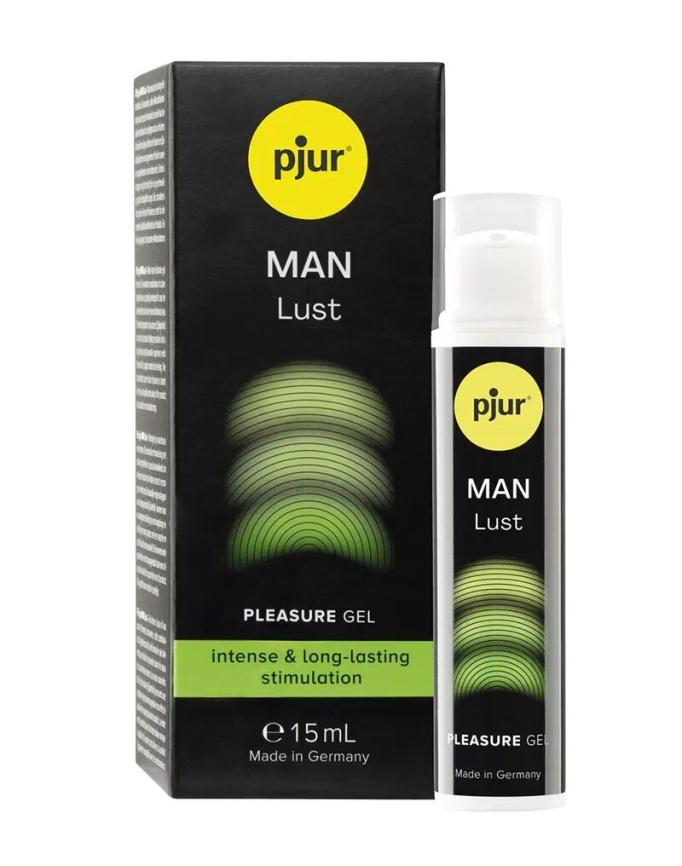 Рідкий вібратор для чоловіків pjur MAN Lust, 15 мл, з ефектом мурашок фото 1