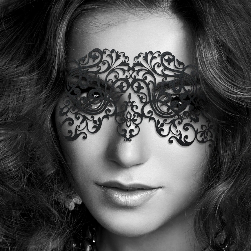 Маска на лицо Bijoux Indiscrets - Dalila Mask, виниловая, клеевое крепление, без завязок фото 2