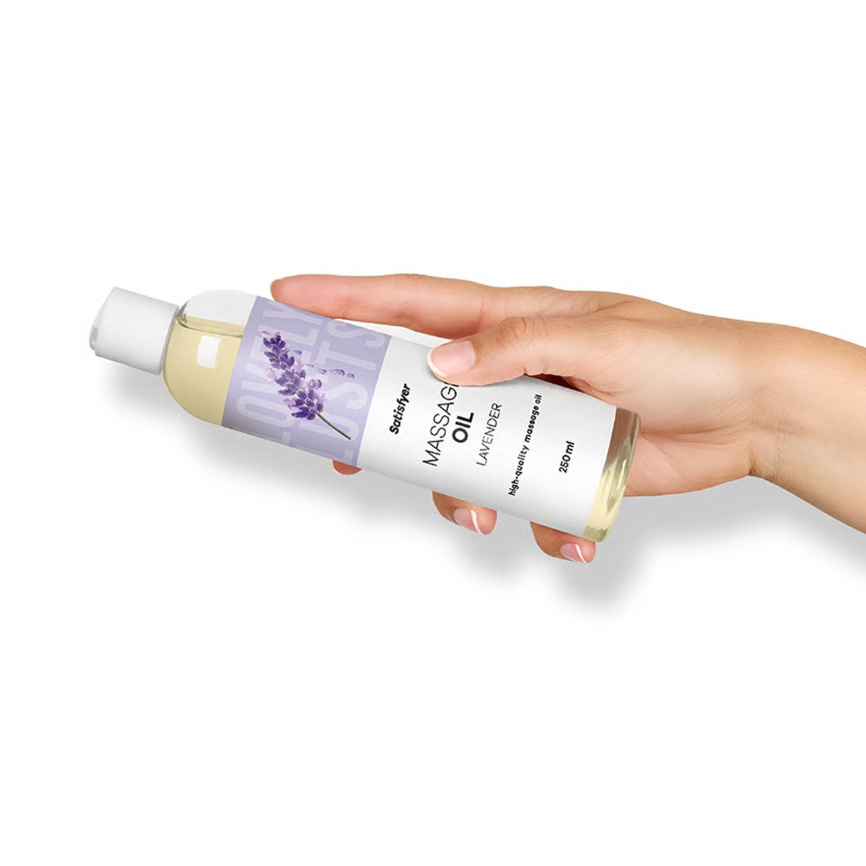 Розпродаж!!! Масажна олія Satisfyer Massage Oil Lavender 250 мл (термін 30.04.2027) фото 6