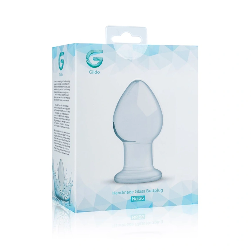 Стеклянная анальная пробка Gildo Glass Buttplug No. 26 фото 4