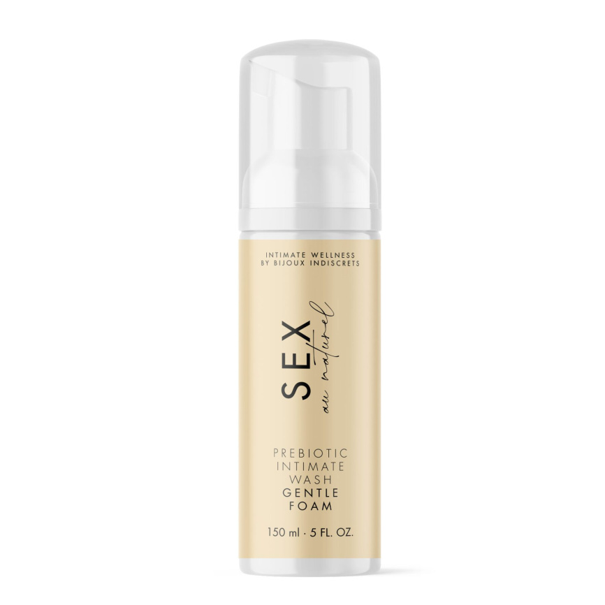 Піна для інтимної гігієни Bijoux Indiscrets Sex Au Naturel Prebiotic Intimate Wash Gentle Foam 150мл фото 1