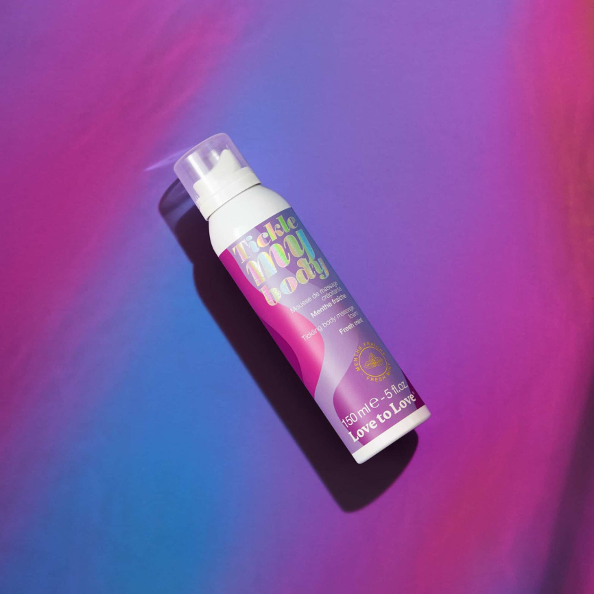 Масажна піна Love To Love TICKLE MY BODY Fresh Mint (150 мл) зволожувальна фото 3
