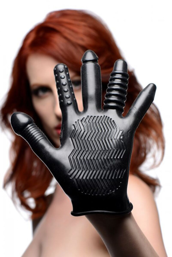 Рукавичка з різними текстурами Master Series Pleasure Poker Textured Glove фото 4