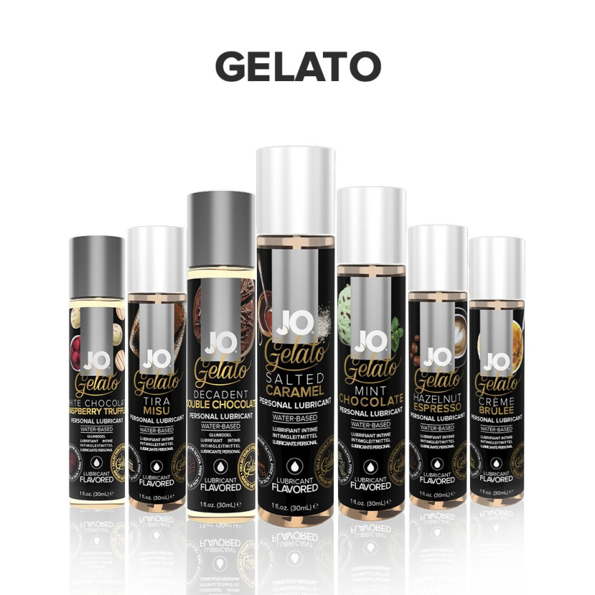 Змазка на водній основі JO GELATO Salted Caramel (120 мл) без цукру, парабенів та гліколю фото 5