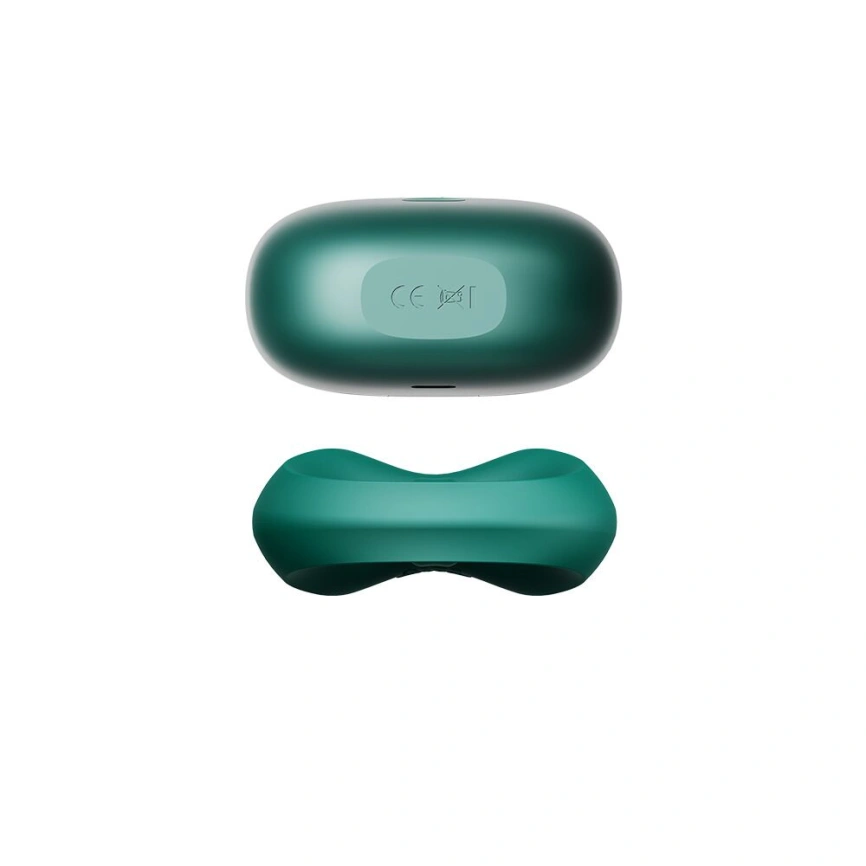 Эрекционное смарт-виброкольцо Zalo Apis Turquoise Green, до 4 часов работы, зарядный кейс фото 12