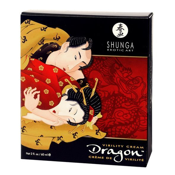 Стимулювальний крем для пар Shunga Dragon Cream (60 мл), ефект тепло-холод та поколювання фото 2
