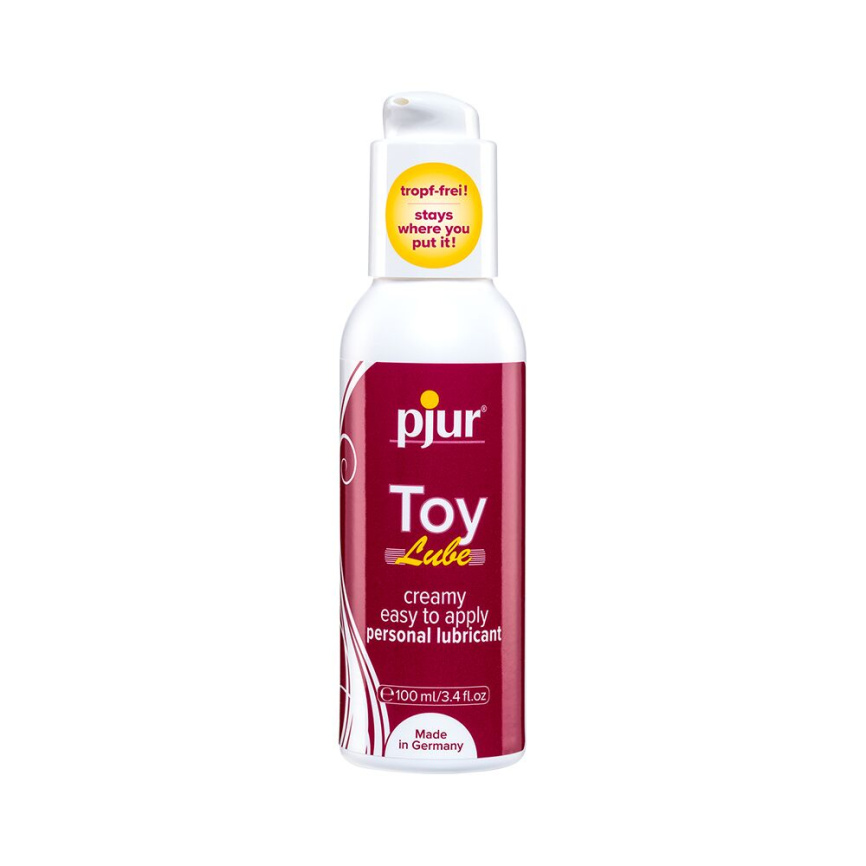 Крем-лубрикант pjur Toy Lube 100 мл, водно-силіконовий, тривале ковзання, підходить для секс-іграшок фото 1
