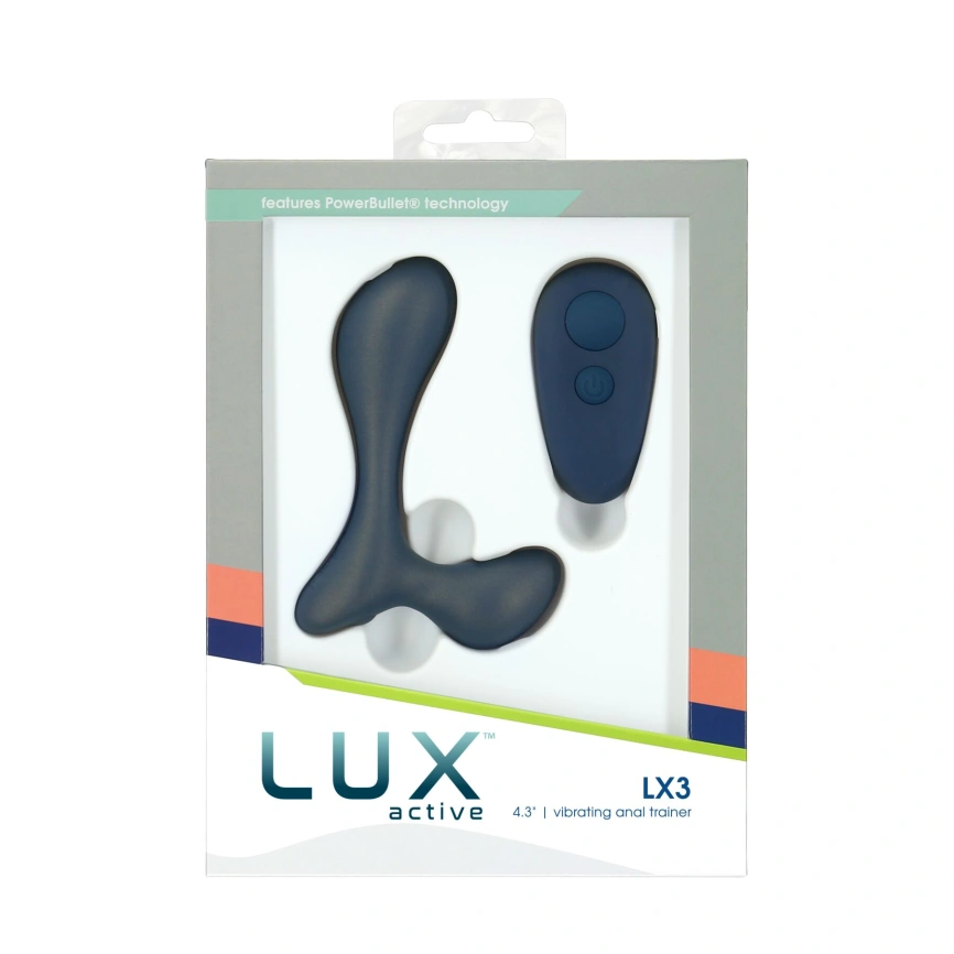 Вибромассажер простаты Lux Active LX3 Vibrating Anal Trainer, пульт ДУ фото 4