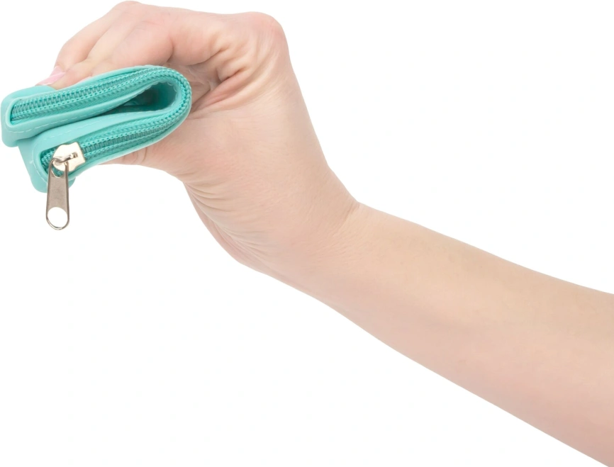 Сумка для хранения секс-игрушек PowerBullet - Silicone Storage Zippered Bag Teal  фото 3