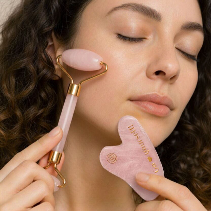 Набір масажерів гуаша Womanizer Gua Sha Set, ролер та скребок фото 3