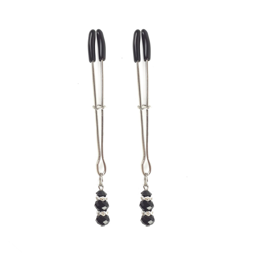 Затискачі для сосків Art of Sex - Nipple Clamps Lovely Black фото 2
