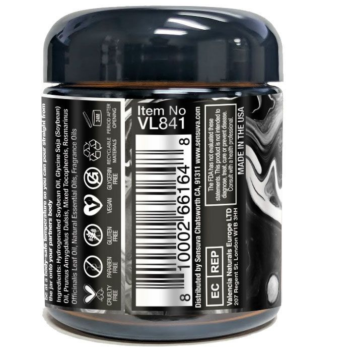 Масажна свічка Sensuva [HE]RO Dark Temptation Massage Oil Candle 113г фото 2