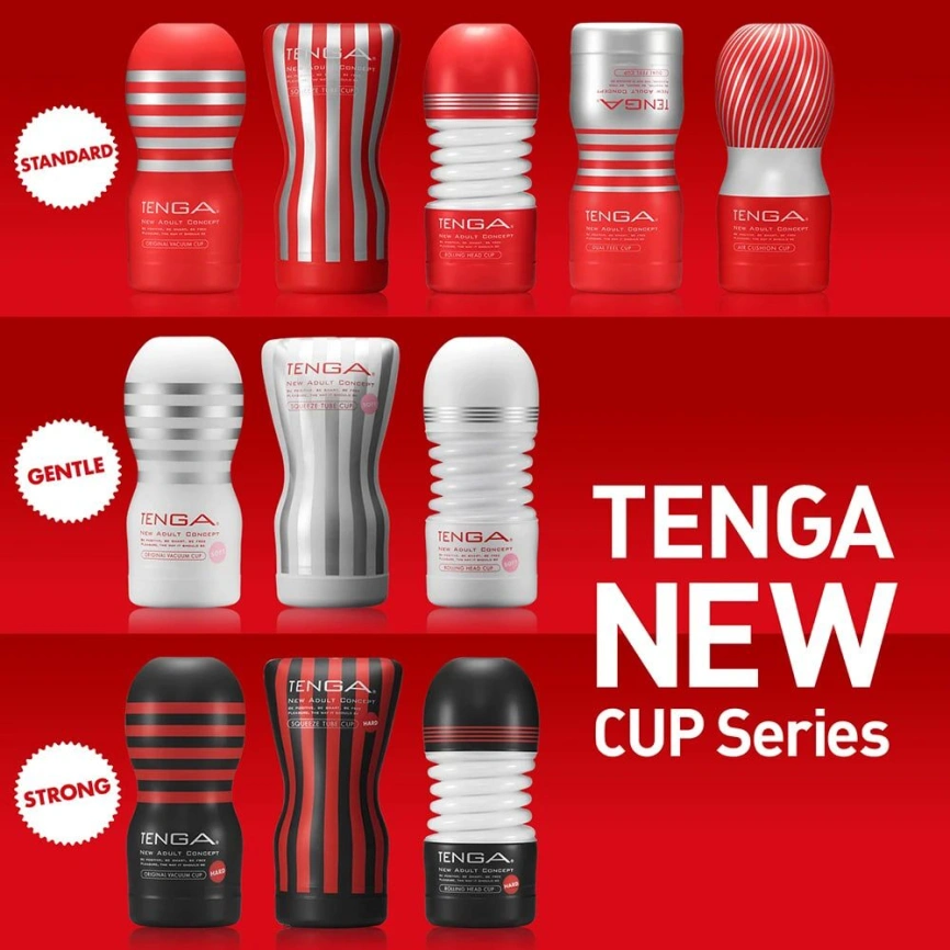 Мастурбатор Tenga Rolling Head Cup с интенсивной стимуляцией головки фото 4