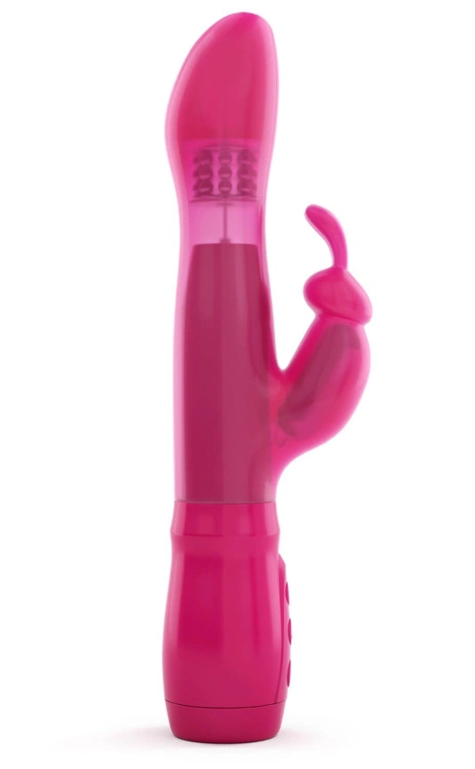Вибратор Dorcel Furious Rabbit с вращением и  возвратно-поступательными движениями головки, вибрация фото 1