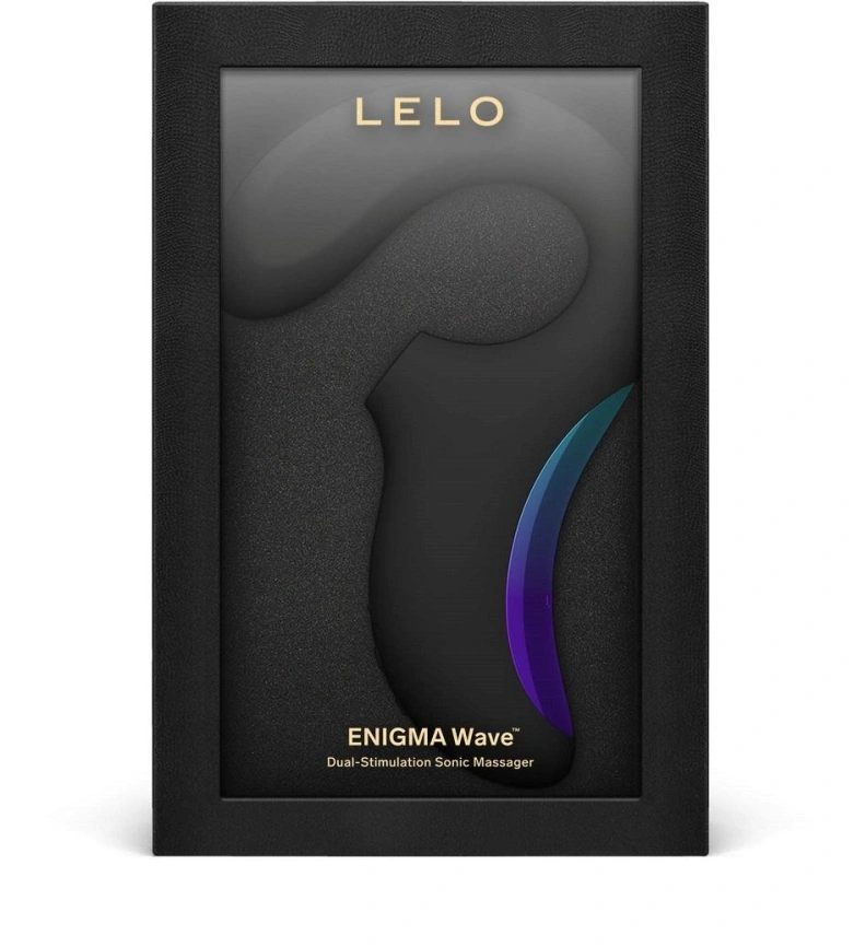 Клиторально-вагинальный звуковой стимулятор LELO Enigma WAVE Black, 3 типа стимуляции фото 6