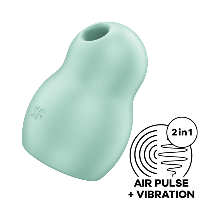 Вакуумний стимулятор з вібрацією Satisfyer Pro To Go 1 Mint фото 1