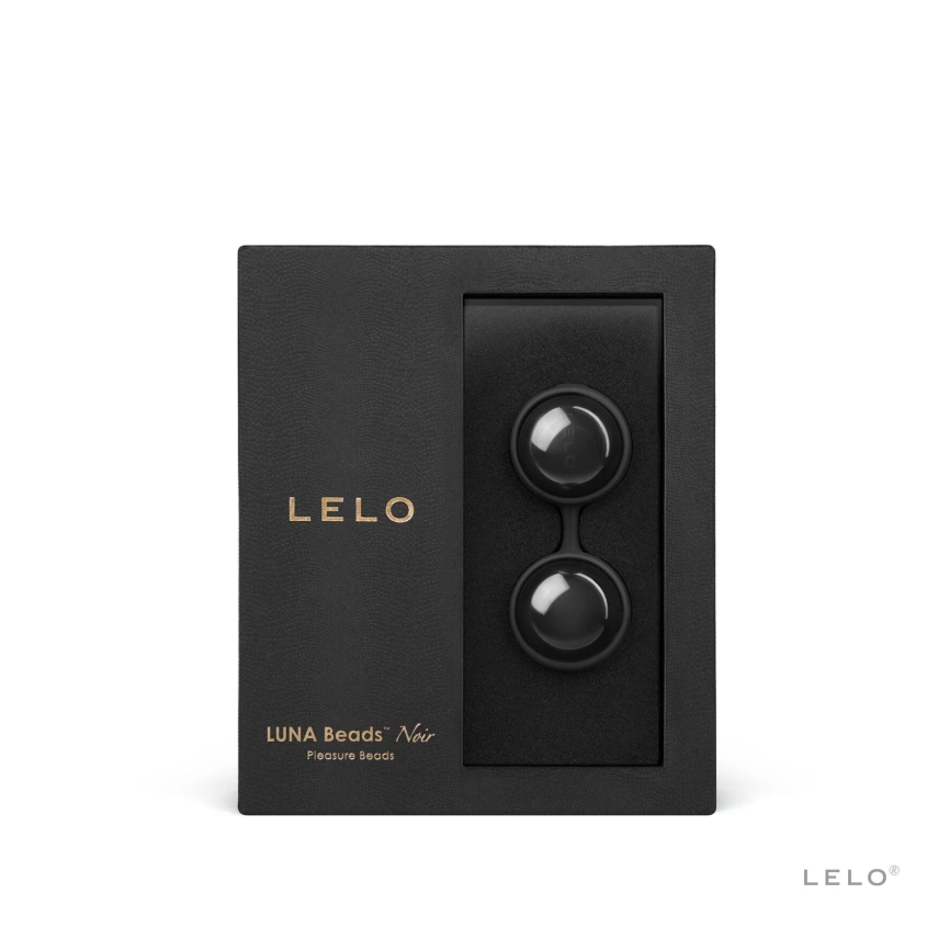 Вагинальные шарики LELO Luna Beads Noir Black, смещенный центр тяжести, диаметр 2,9 см, 2х37 г фото 3