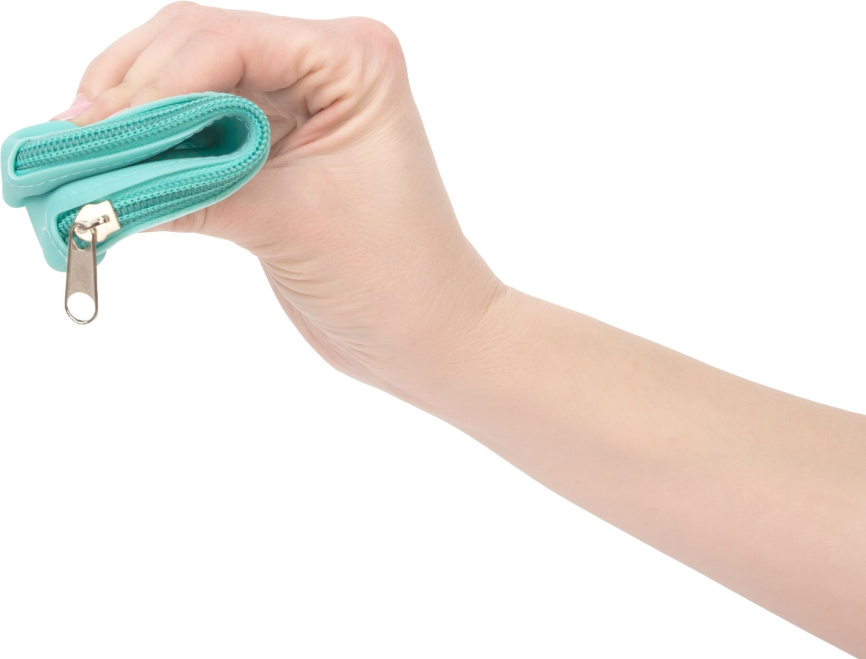 Сумка для зберігання секс-іграшок PowerBullet - Silicone Storage Zippered Bag Teal фото 3