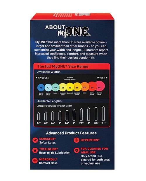 Презервативи MyONE Super Wide 10 шт, картонна коробка фото 2
