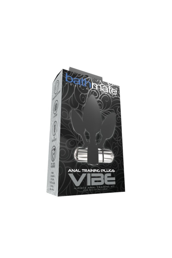 Набір анальних вібропробок Bathmate Anal Training Plugs VIBE, діаметр 2,5 см - 3,1см - 3,8см фото 5