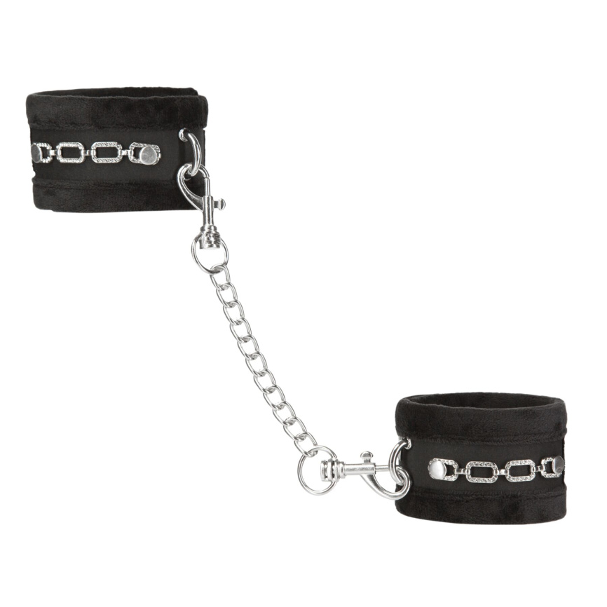 Наручники Punishment - Crystal Detail Handcuffs - Black фото 1