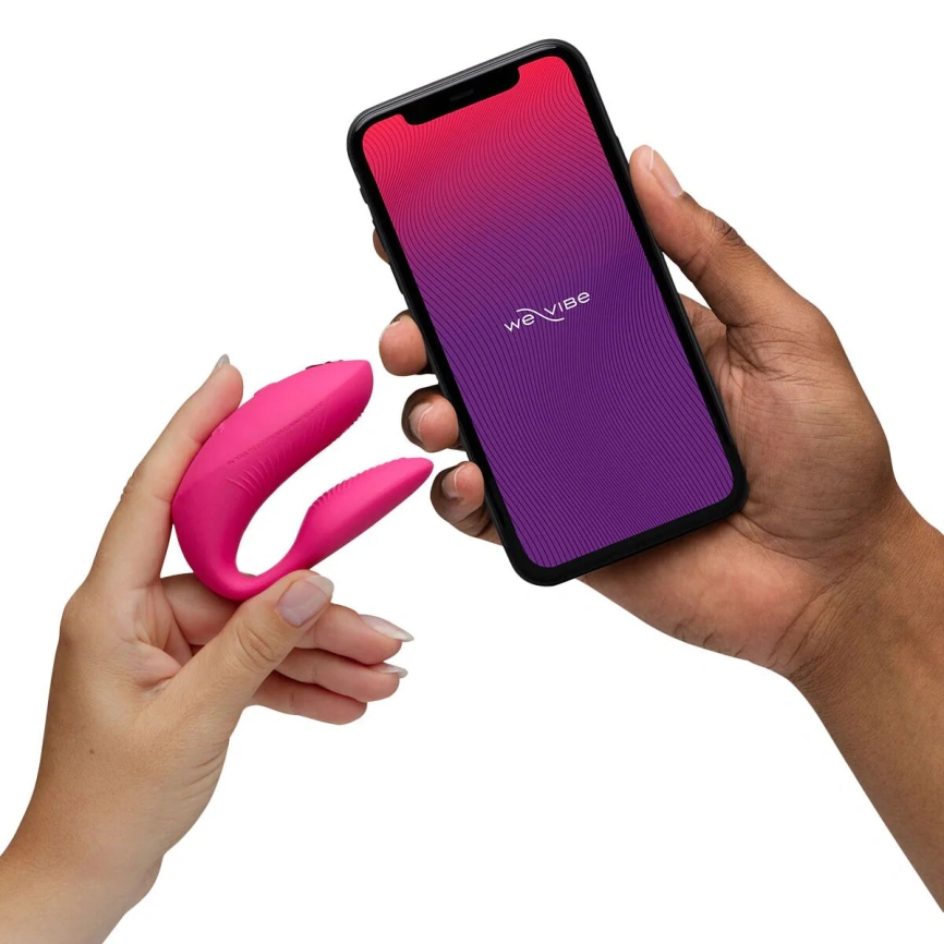 Смарт-вибратор для пар We-Vibe Chorus Pro Electric Pink фото 16