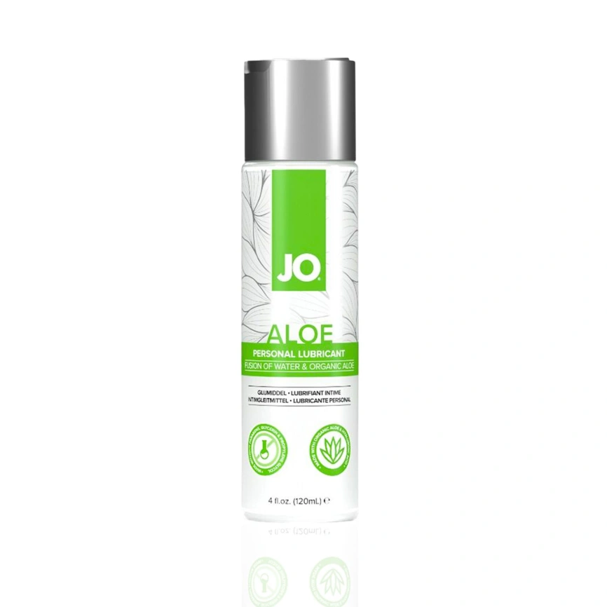 Смазка на водной основе JO H2O Organic Aloe (120 мл), увлажняющий и успокаивающий эффект фото 3