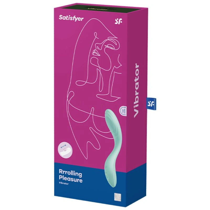 Вибратор с жемчужной стимуляцией точки G Satisfyer Rrrolling Pleasure Mint фото 5