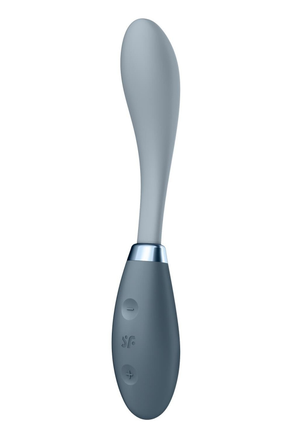 Вібратор Satisfyer G-Spot Flex 3 Grey, гнучкий стовбур із фіксацією положення фото 1