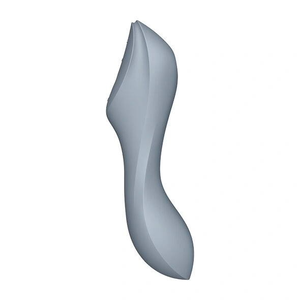 Вакуумный стимулятор с вибрацией Satisfyer Curvy Trinity 3 BlueGrey фото 2