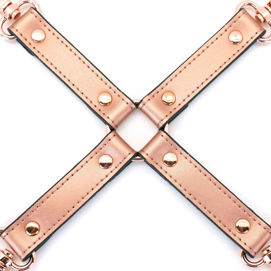 Крестовина для фиксации Liebe Seele Rose Gold Memory Hog Tie, натуральная кожа, розовое золото фото 3