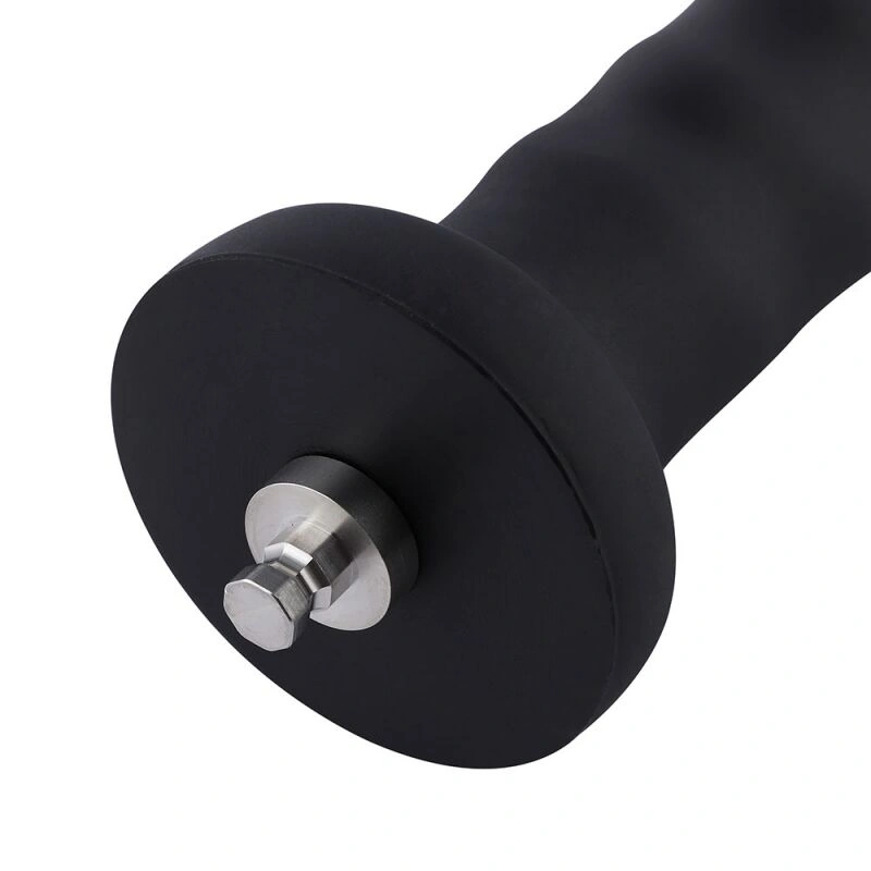 Силиконовый фаллоимитатор для секс-машин Hismith 7.1″ Anal Dildo Black, система KlicLok фото 4