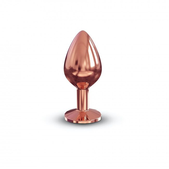 Металева анальна пробка із прикрасою у вигляді кристалу Dorcel - Diamond Plug M фото 2
