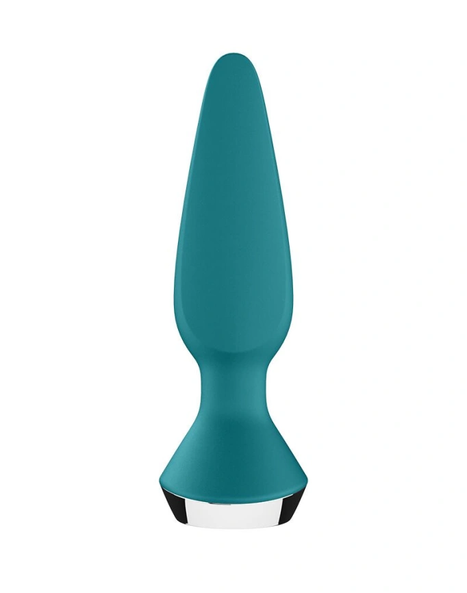Анальная смарт-вибропробка Satisfyer Plug-ilicious 1 Petrol фото 5