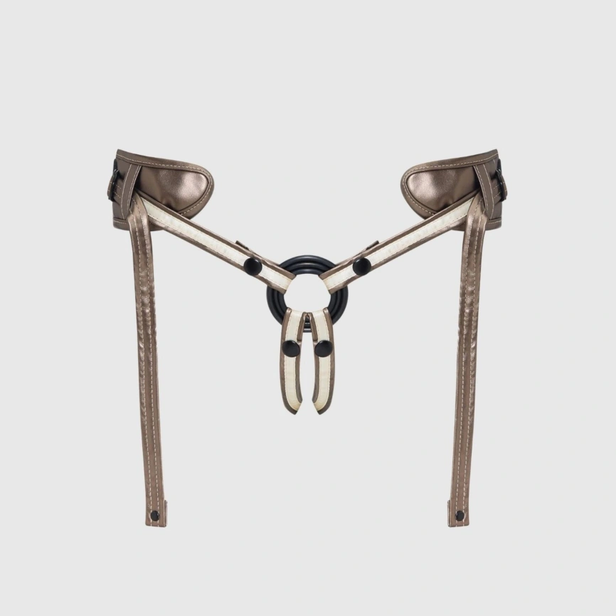 Трусы для страпона Strap-On-Me Leatherette HARNESS DESIROUS - NEW DESIGN фото 2