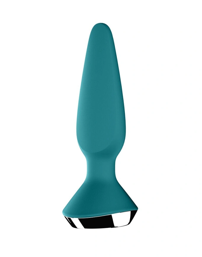 Анальная смарт-вибропробка Satisfyer Plug-ilicious 1 Petrol фото 1