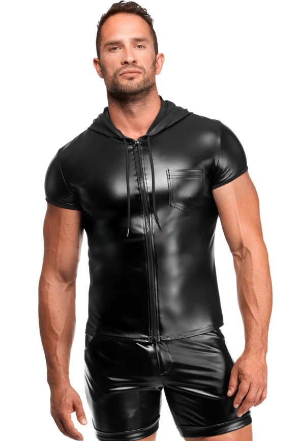 Мужская футболка с капюшоном Noir Handmade H085 Vexen hooded T-shirt XXL фото 1