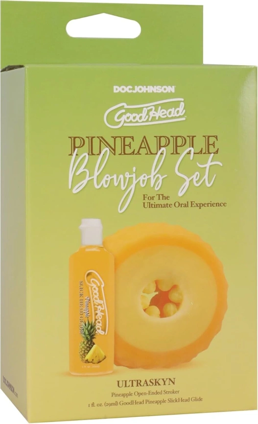 Набор для минета Doc Johnson GoodHead Pineapple Blowjob Set фото 5