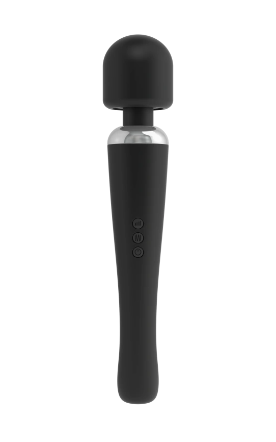 Мощный вибромассажер Dorcel Megawand Black перезаряжаемый, 160 режимов фото 1