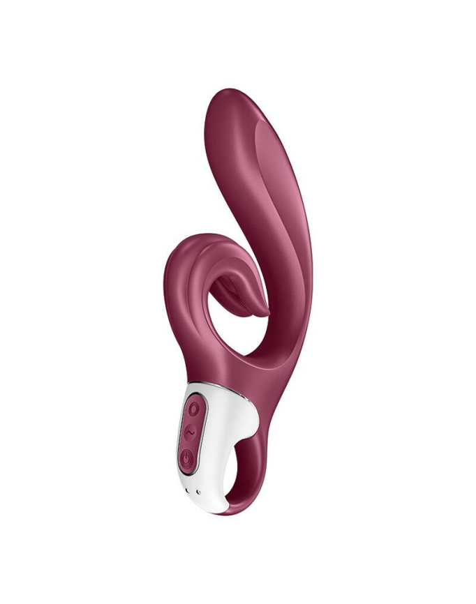 Вібратор-кролик Satisfyer Love Me Red, гнучкий, відросток з потрійним кінчиком фото 2