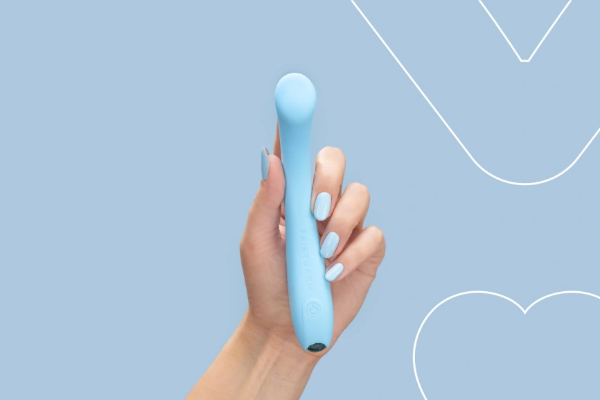 Вибратор для точки G FairyGasm MerryWand blue фото 7